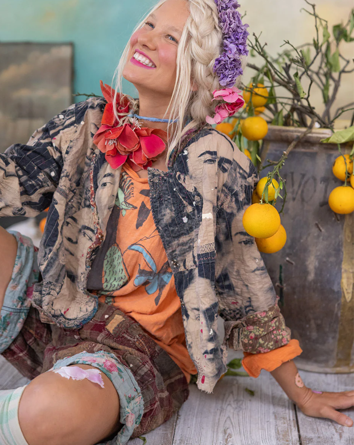 Faces Of Frida Kelley Jacket- Artist Shoot