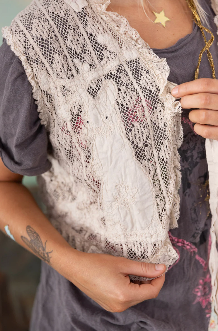 Crochet Idahlia Vest - Moonlight