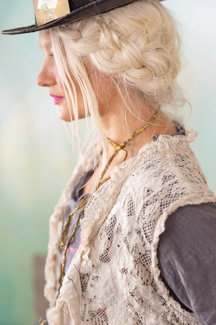 Crochet Idahlia Vest - Moonlight