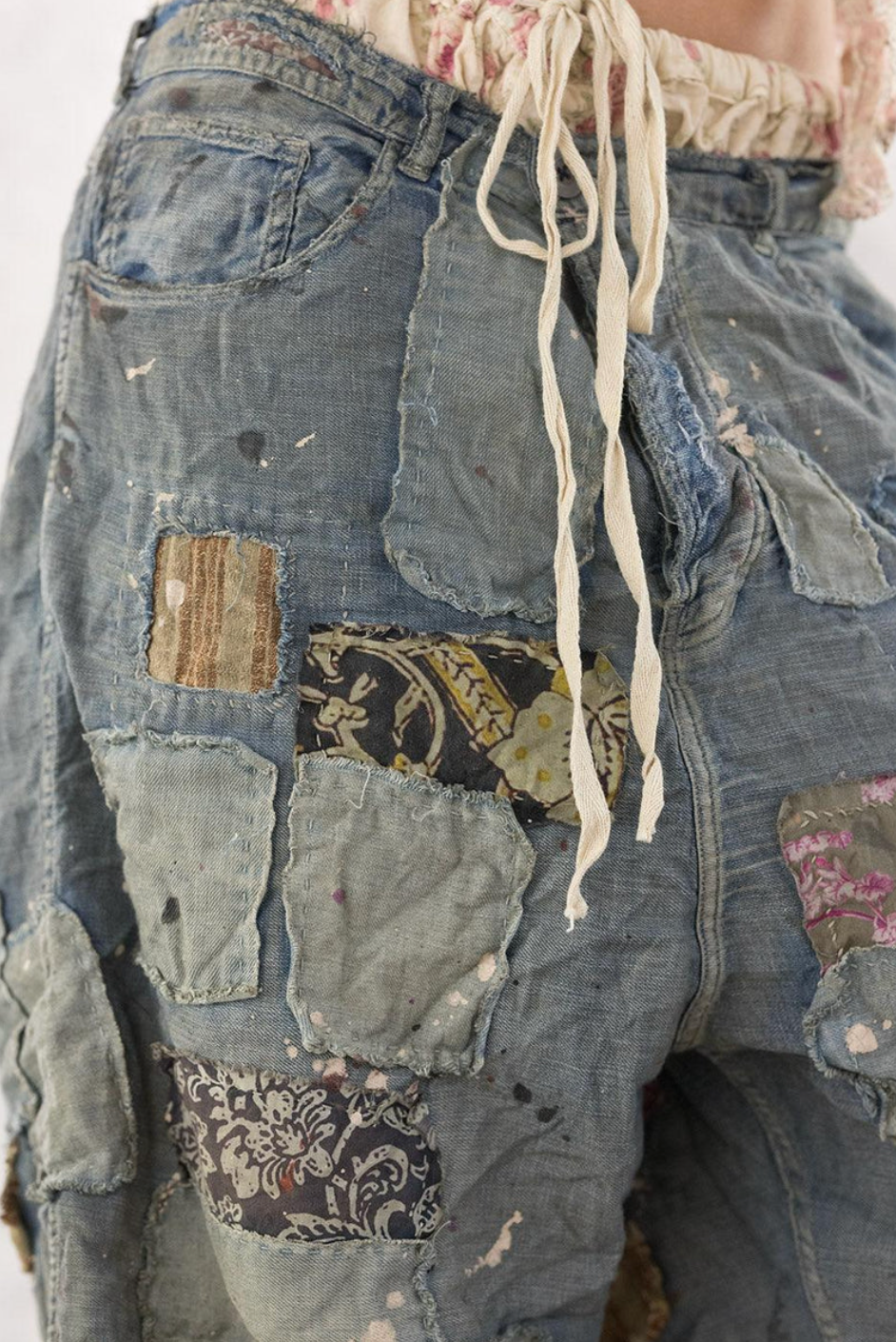 Linen Dani Blues Denim - Washed Indigo