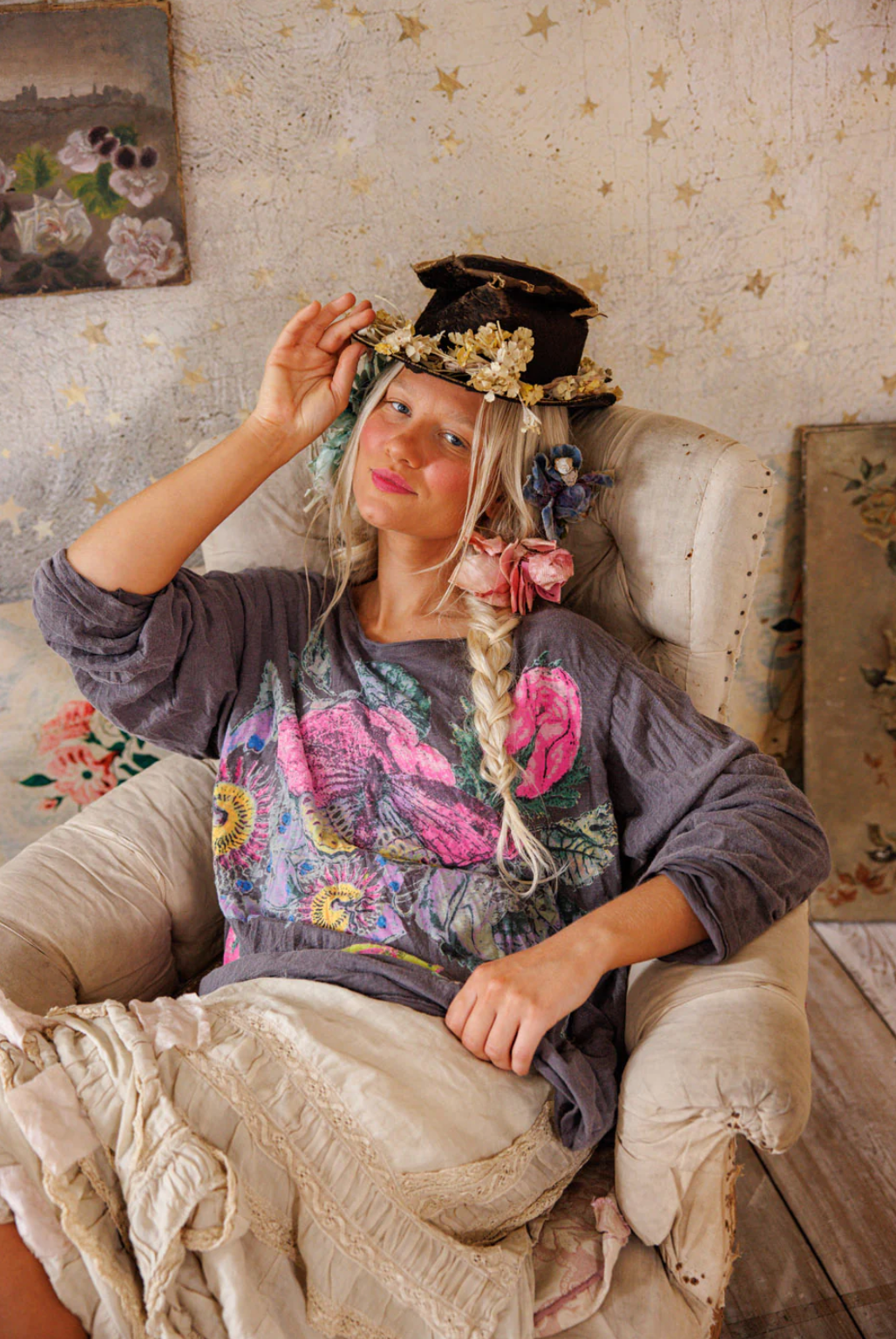 Flor De La Pasion Viggo Tee - Ozzy