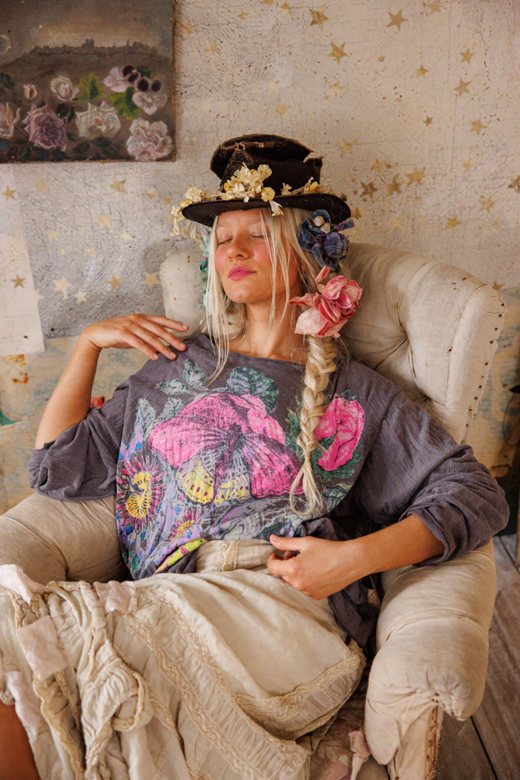 Flor De La Pasion Viggo Tee - Ozzy