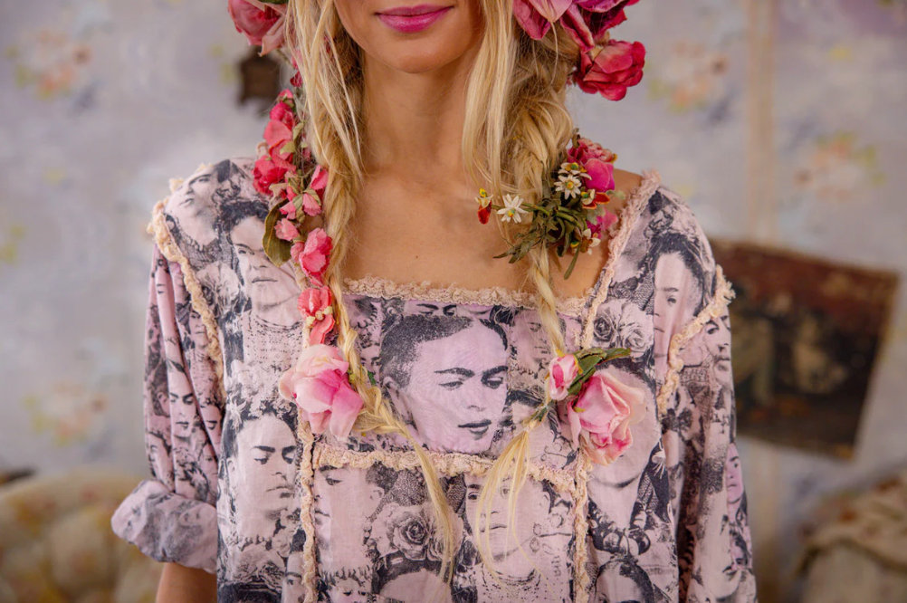 Mural Frida Helenia Dress - Self Portrait