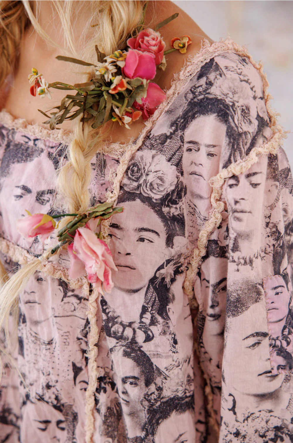 Mural Frida Helenia Dress - Self Portrait