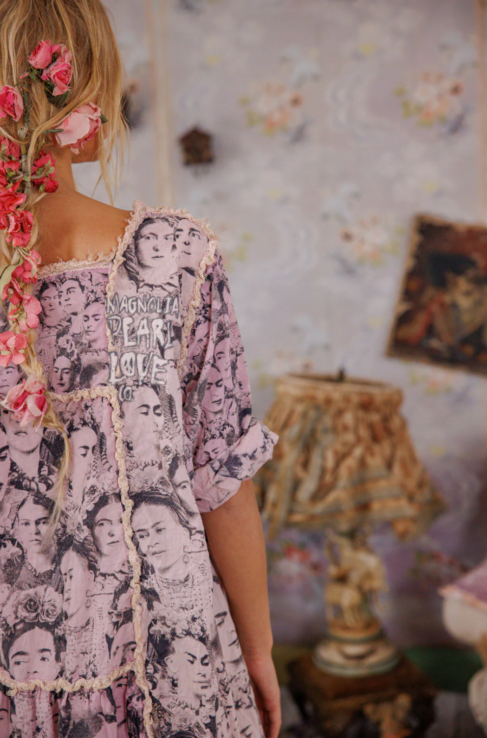 Mural Frida Helenia Dress - Self Portrait