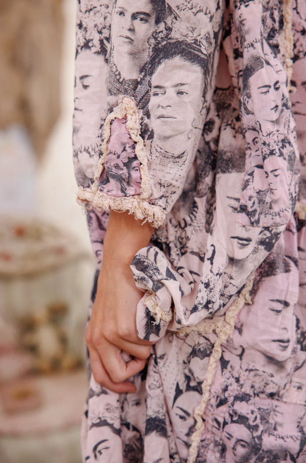 Mural Frida Helenia Dress - Self Portrait