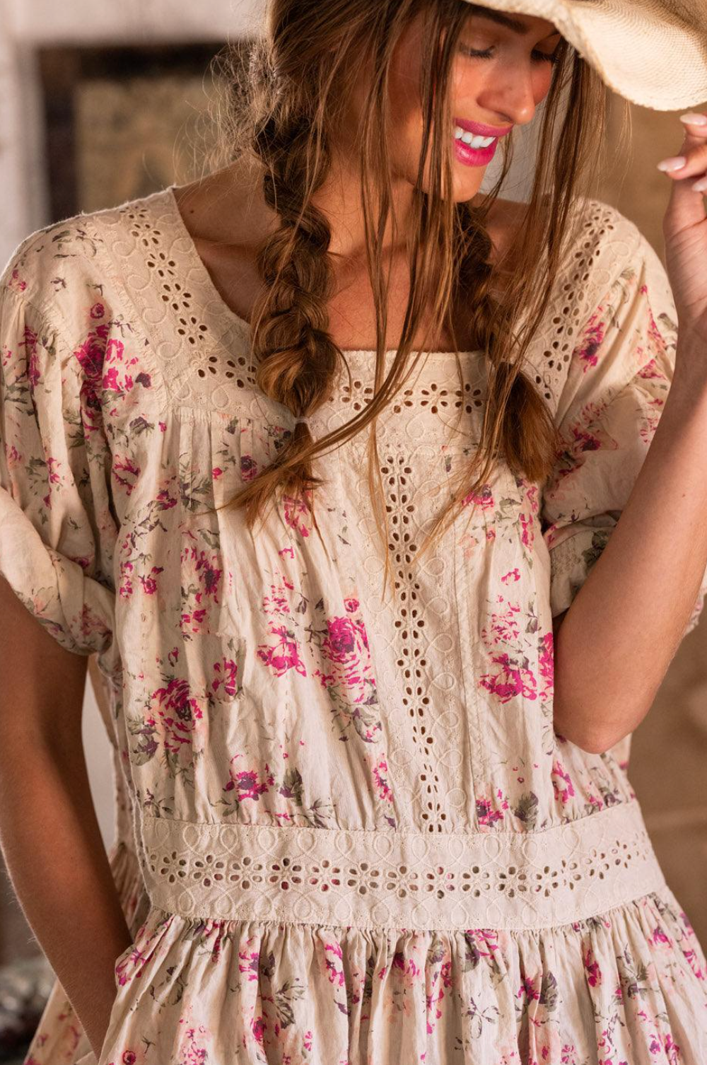 Donby Dress - Cupid Rose