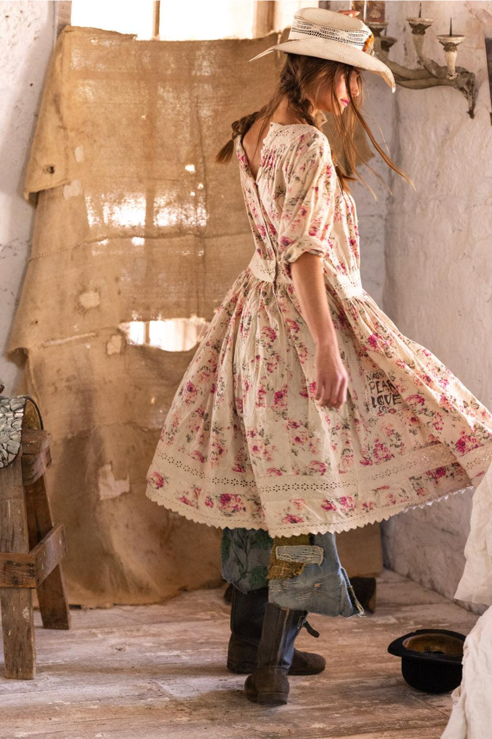 Donby Dress - Cupid Rose