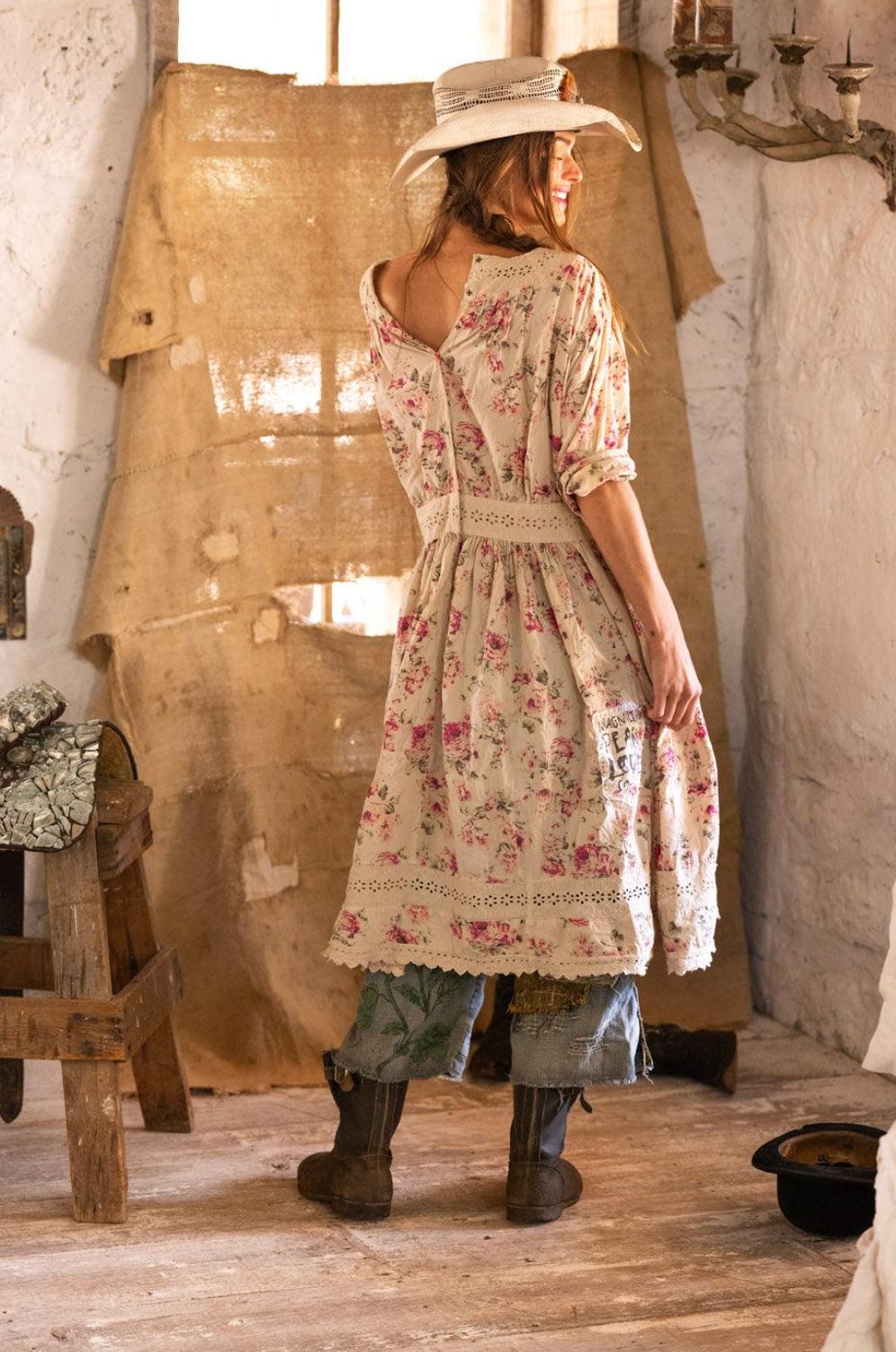 Donby Dress - Cupid Rose