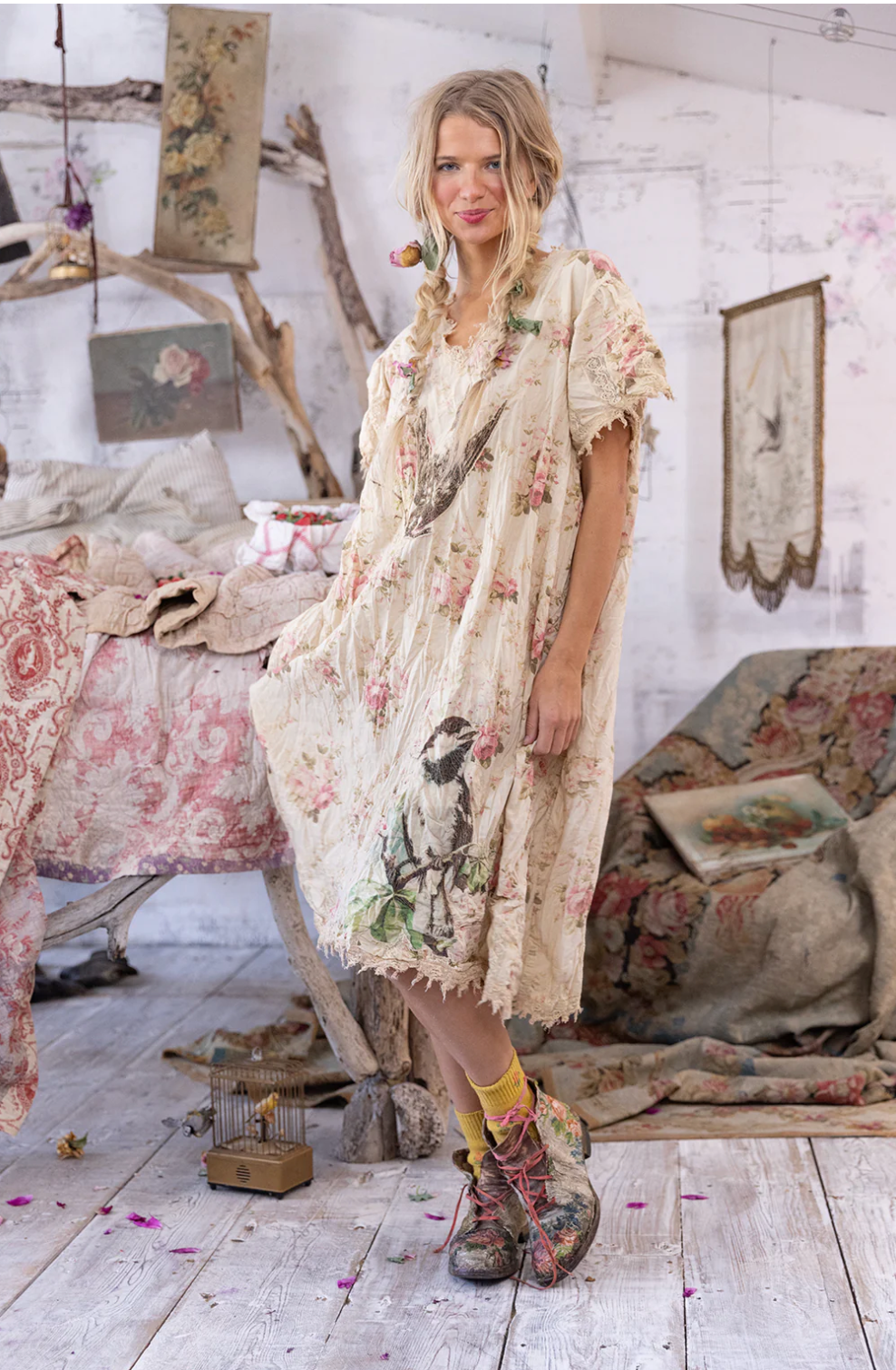 Floral Ada Lovelace Dress - Cottagebird