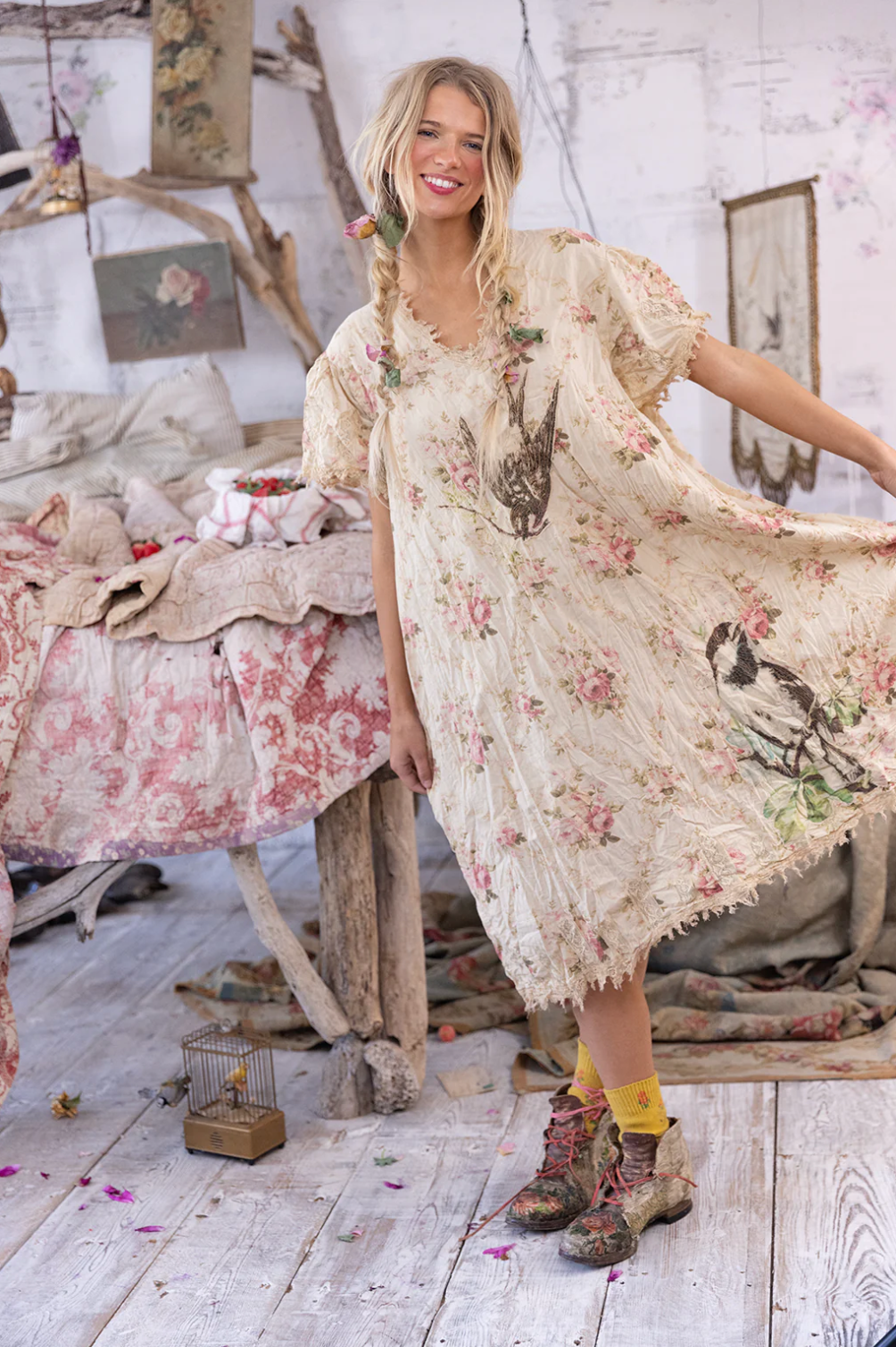 Floral Ada Lovelace Dress - Cottagebird