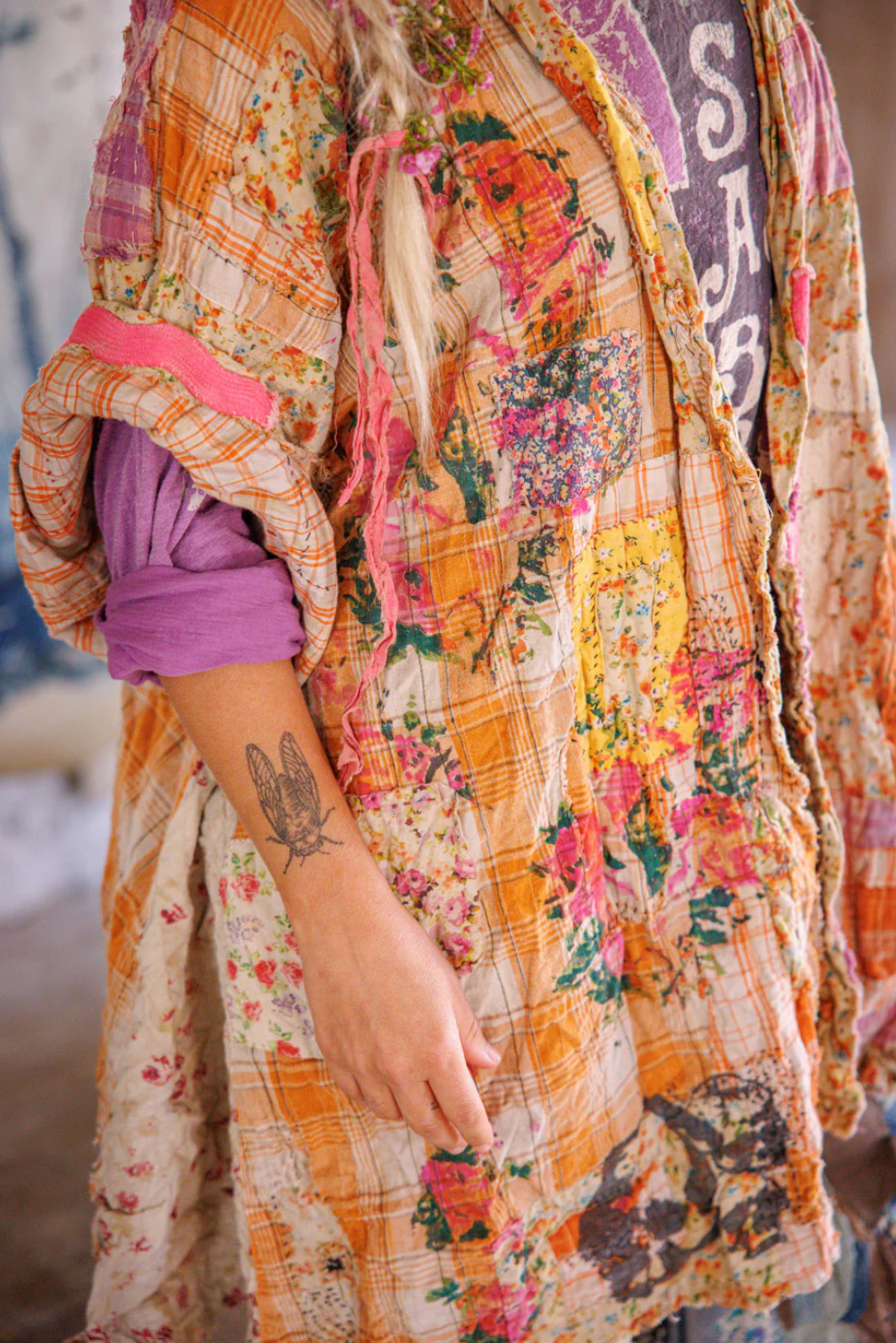 Black Sabbath Trust Hippie Kimono - Memphis