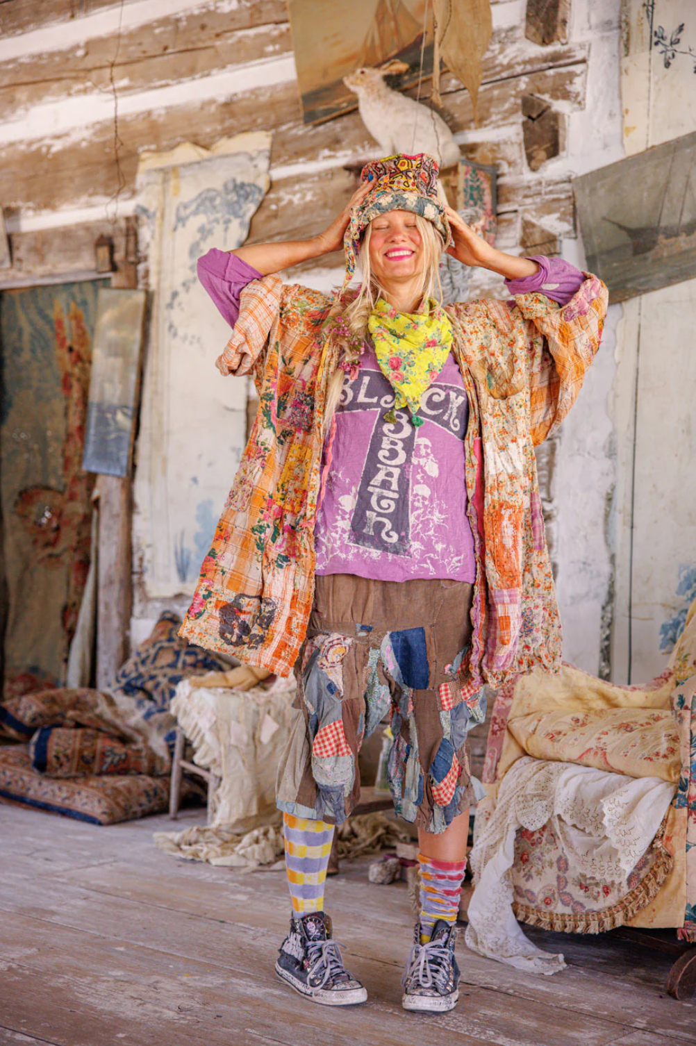 Black Sabbath Trust Hippie Kimono - Memphis