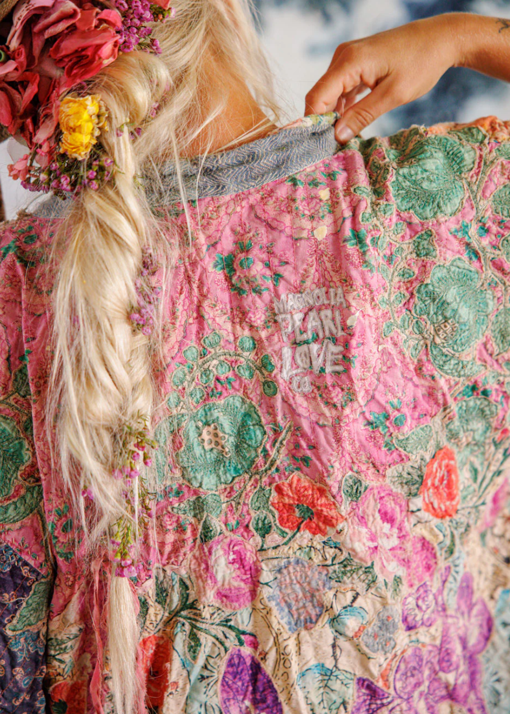 Piecewise Crop Dashi Kimono - Wonderland