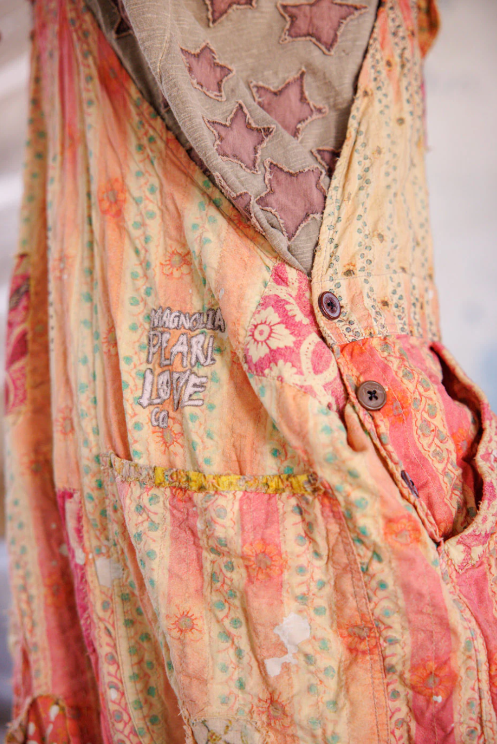 Sunfaded Love Overalls - Sunrise Daisy