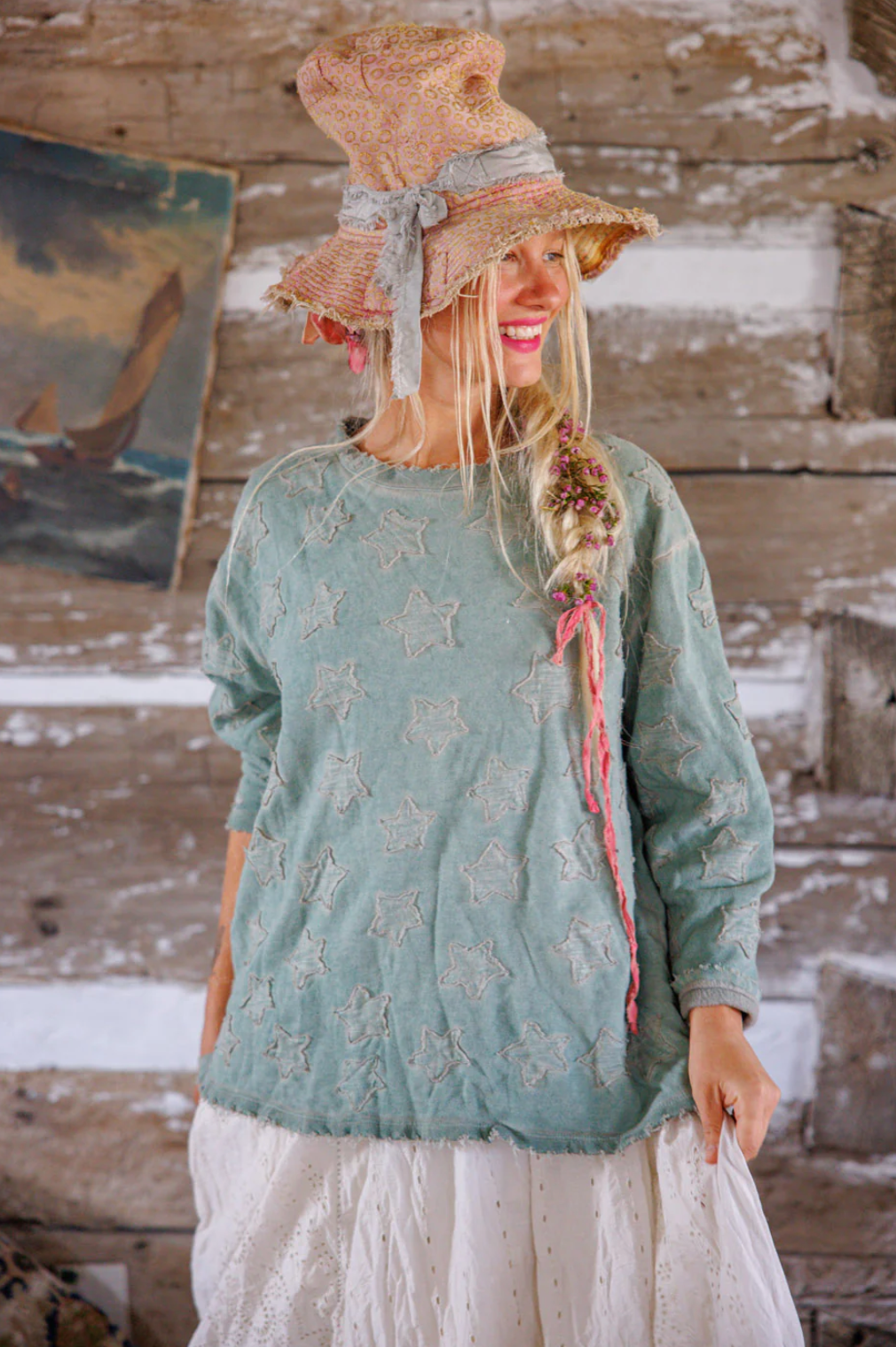 Little Star Hermosa Sweatshirt - Garden Sage