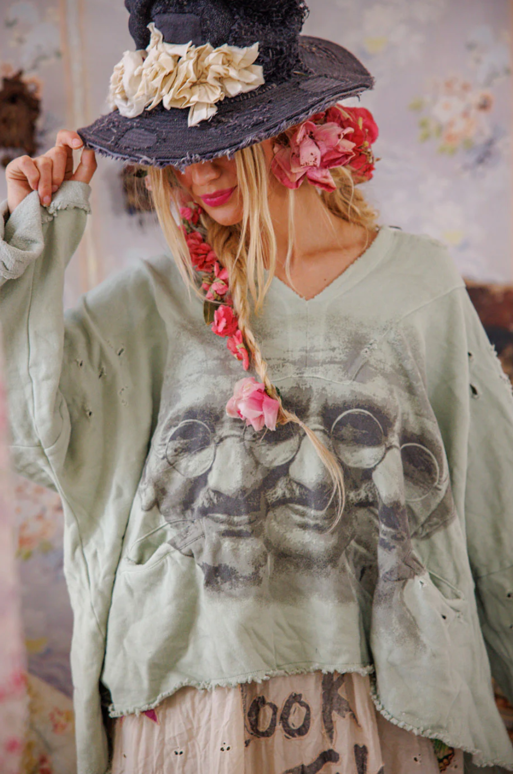 Bapu Fritza Hoodie -Dove Ash