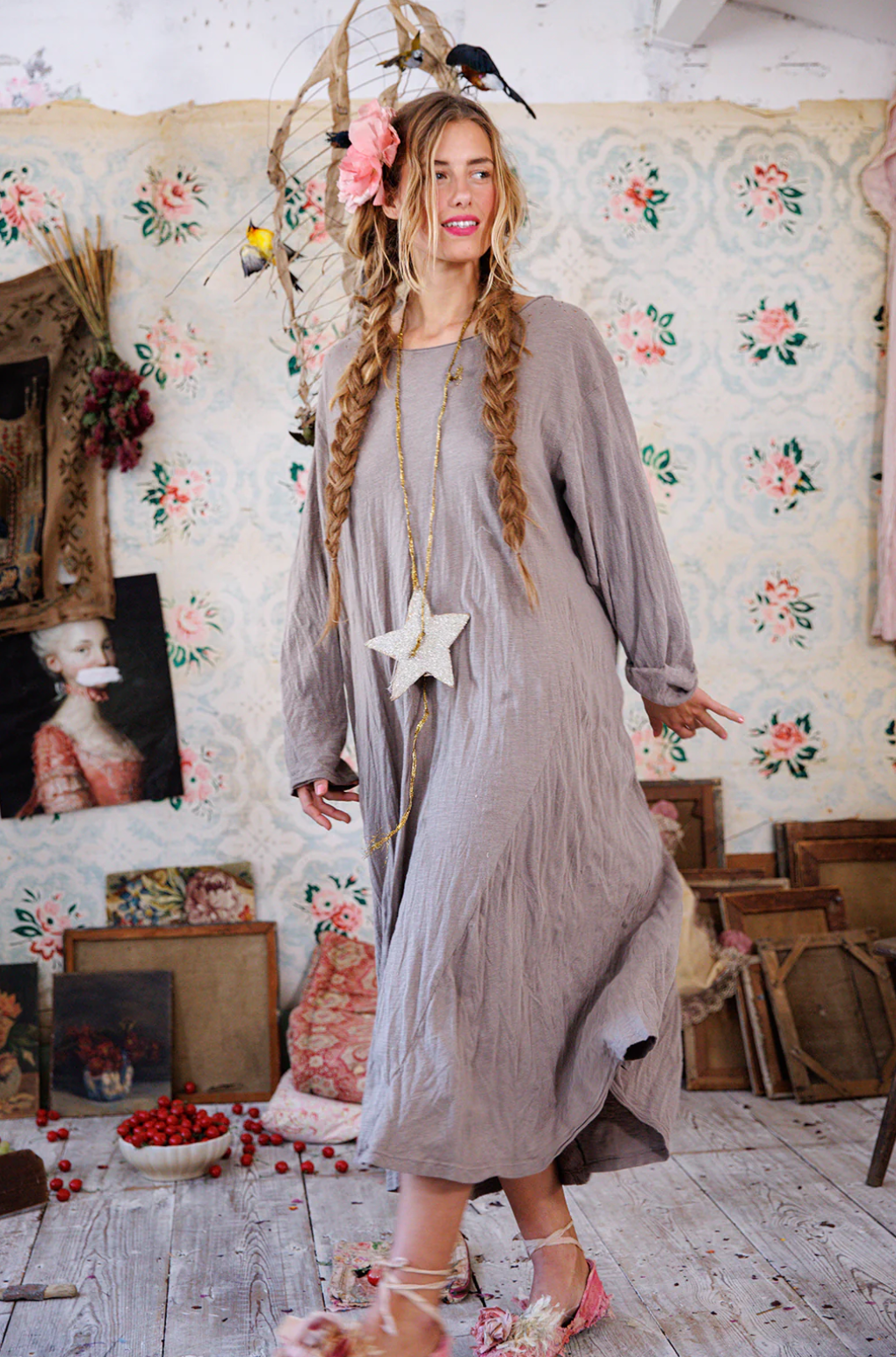 Viggo Tee Dress - Mineral