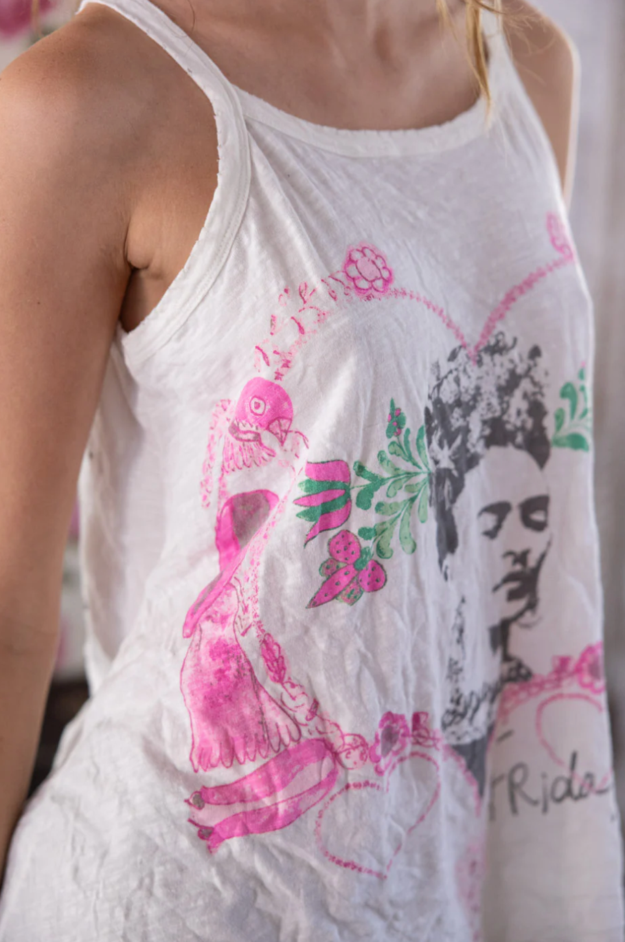 Frida Corazon Luminoso Lana Tank - True