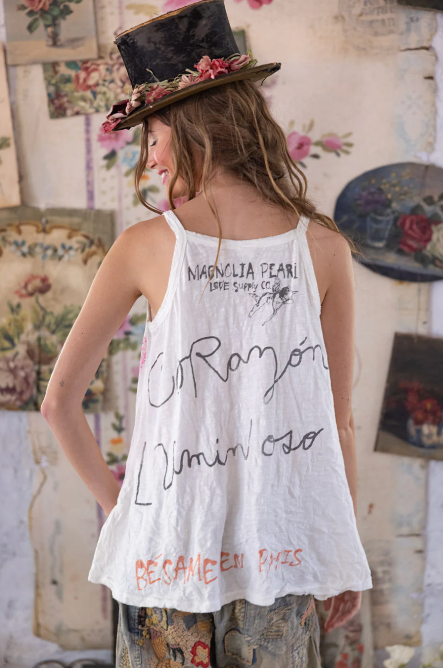 Frida Corazon Luminoso Lana Tank - True