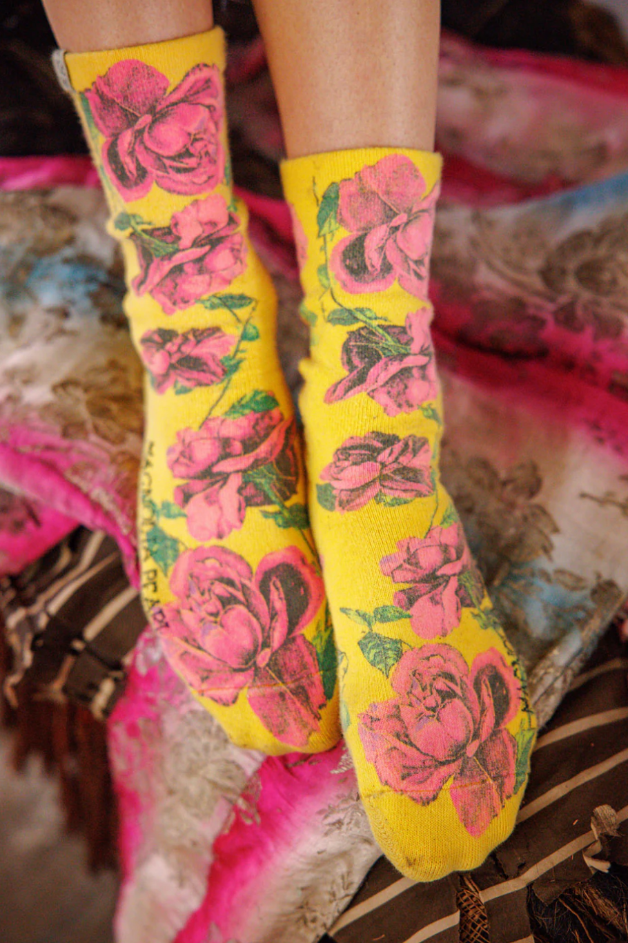 Floral MP Socks - Morning Rose