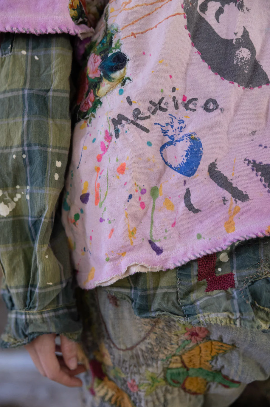 Frida del Sol Vetiver Sweatshirt - Allium Dip Dye