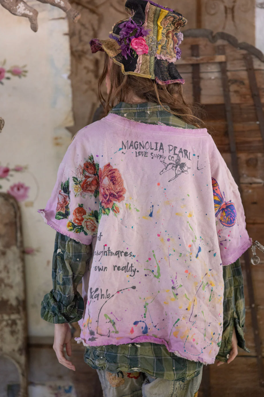 Frida del Sol Vetiver Sweatshirt - Allium Dip Dye