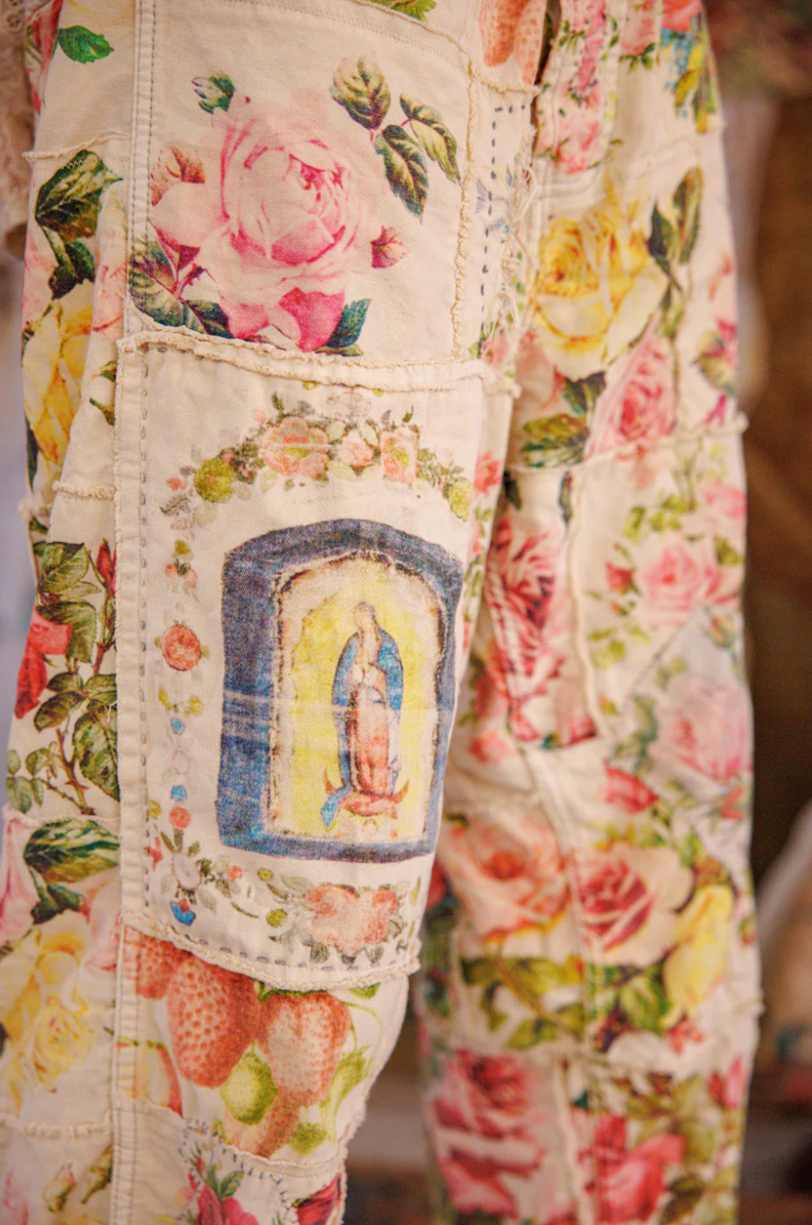 Patchwork Miner Trousers - Lady Madonna