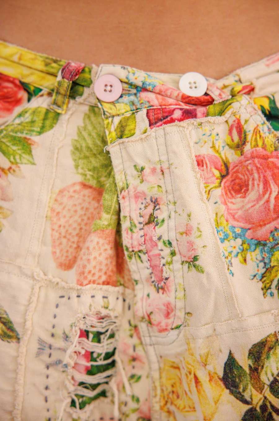 Patchwork Miner Trousers - Lady Madonna