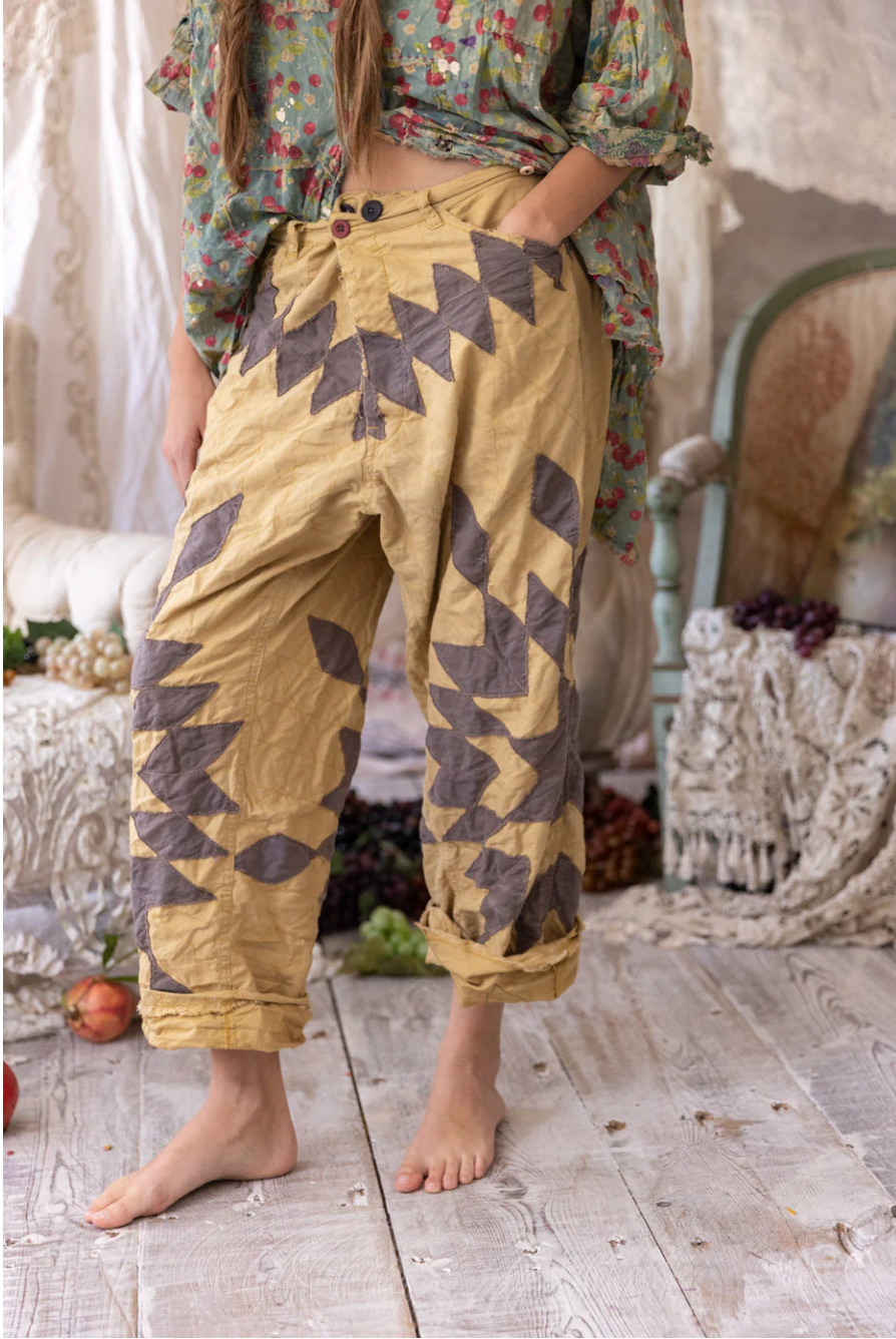 Quiltwork Miner Pants - Marigold