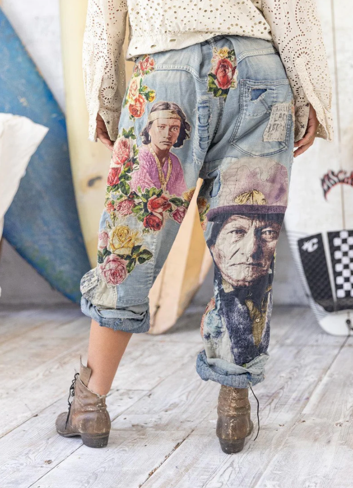 Linen Great Spirit Miner Pants - Washed Indigo