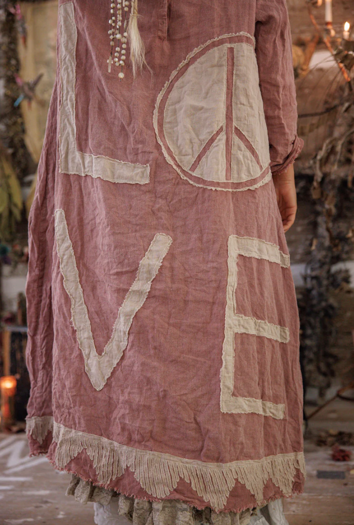 Linen Queen Of The Sea Dress - Bisou