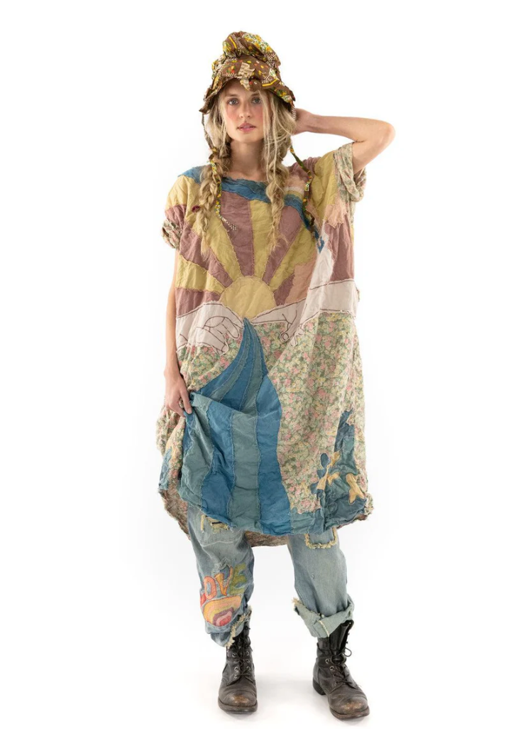 Applique Artist Dress - Sunrise