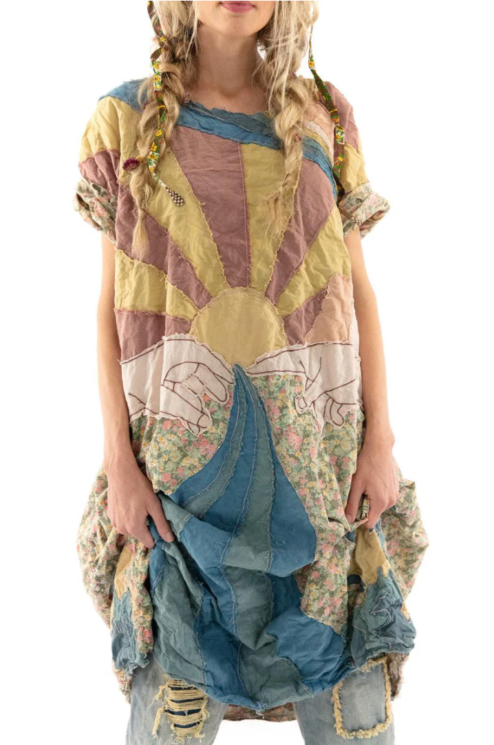 Applique Artist Dress - Sunrise