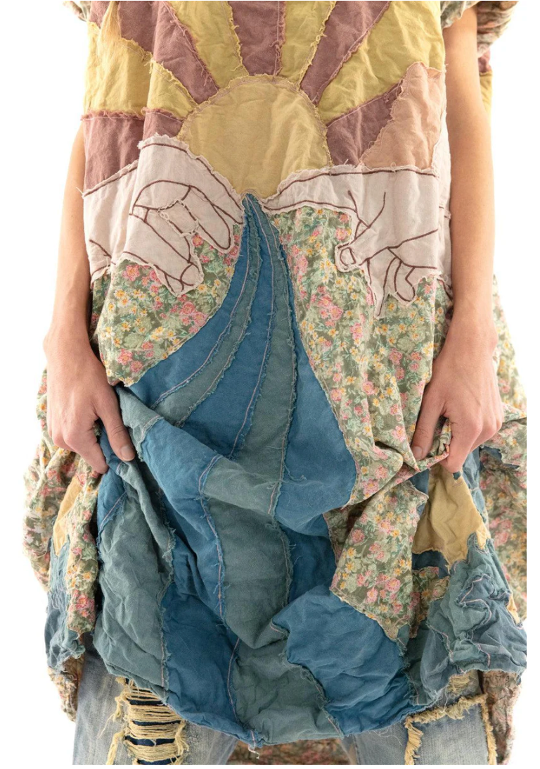 Applique Artist Dress - Sunrise