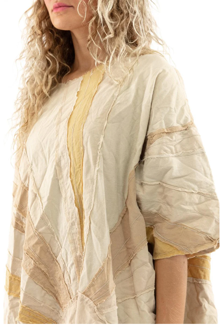 Follow The Sun Artist Smock Dress - Moonlight