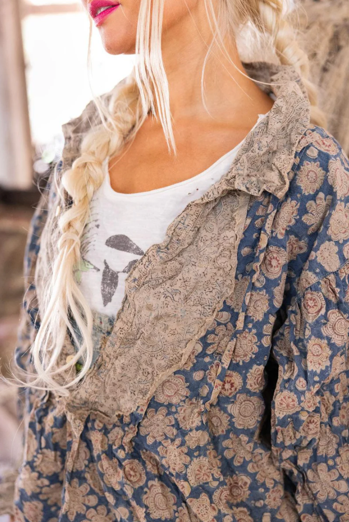 Block Print Tora Shirt - Rourke
