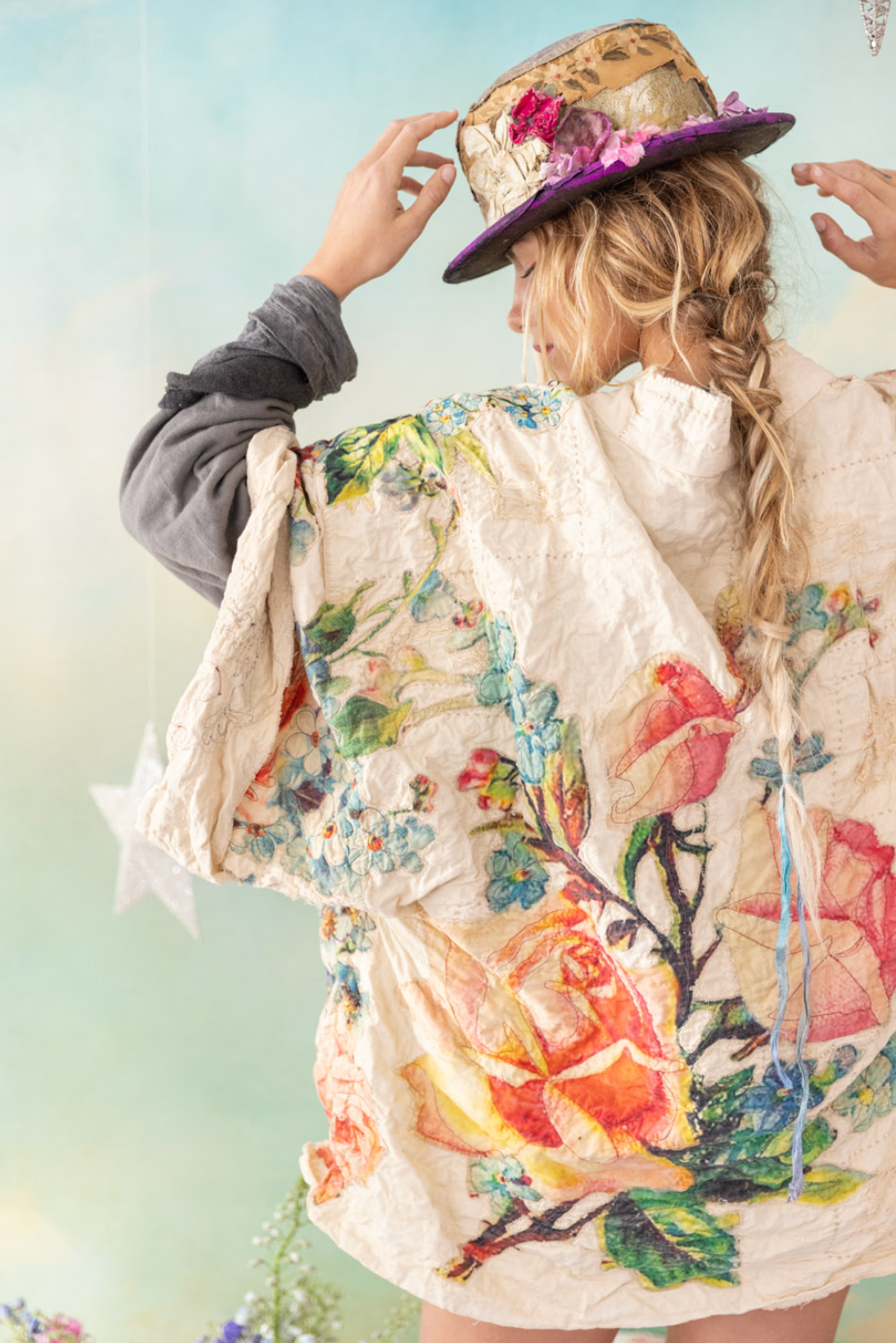 Quilted Daigo Kimono - Moonlight