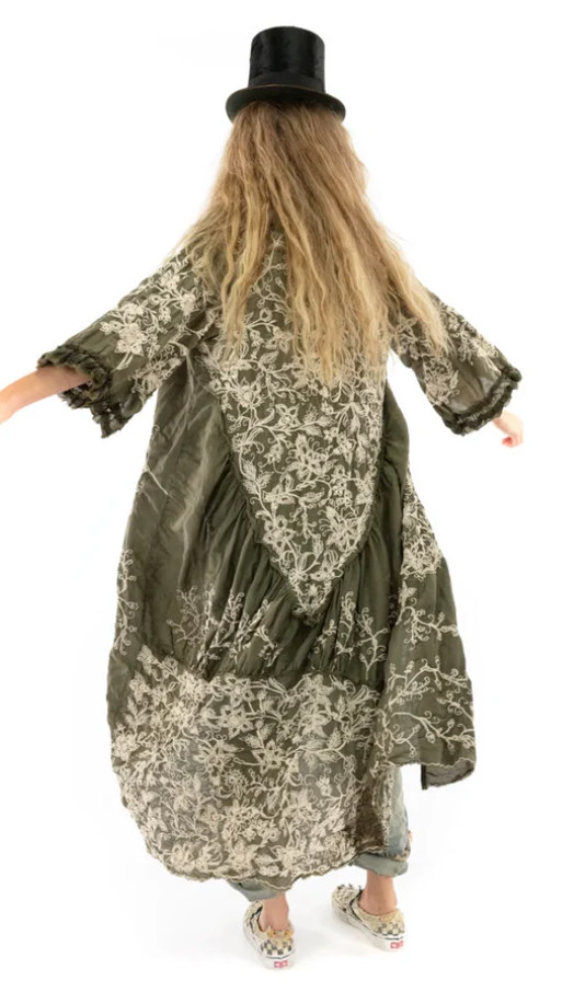 Embroidered Emmali Kimono - Rainier