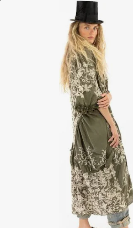 Embroidered Emmali Kimono - Rainier