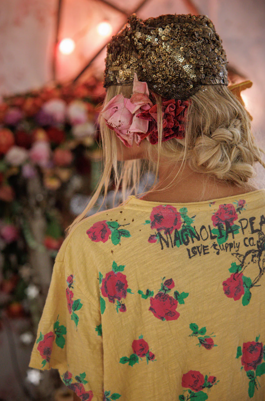 Soul Of Yellow Roses Tee - Summer Rose