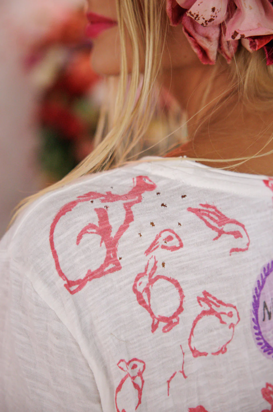 Ducks Love Strawberries Tee - True