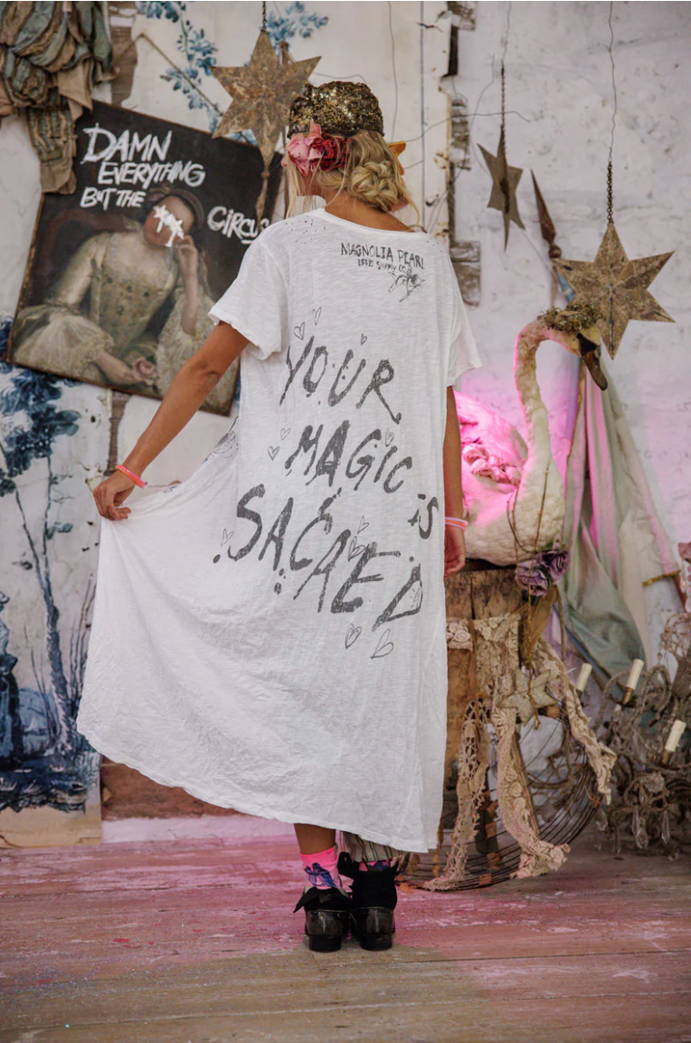 Your Magic Is Sacred Tee Dress - True