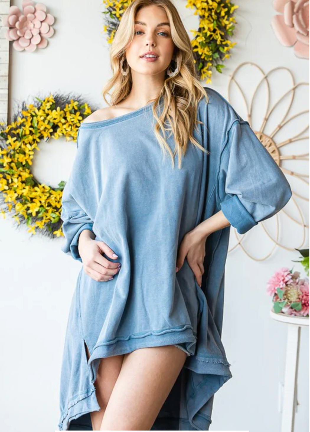 Oversized Hi Lo Pullover