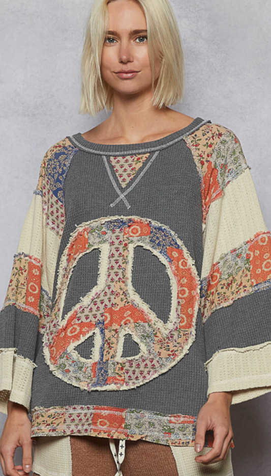 Peace Patch Longsleeve Top