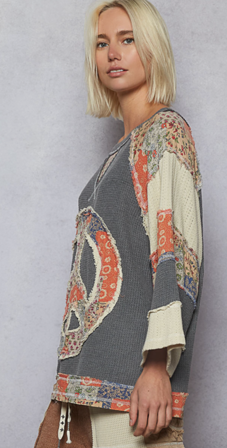 Peace Patch Longsleeve Top