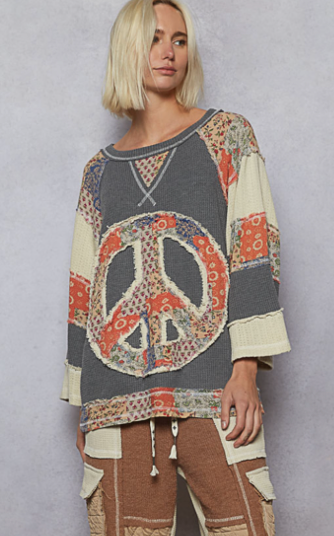 Peace Patch Longsleeve Top