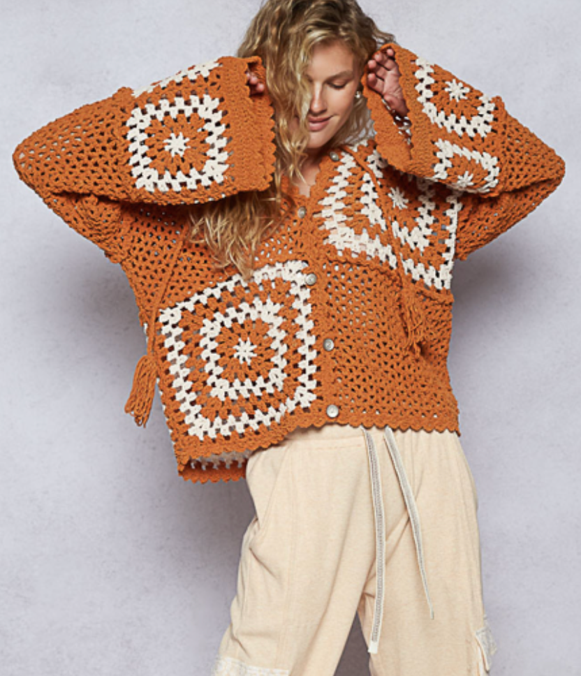 Rusty Chenille Sweater