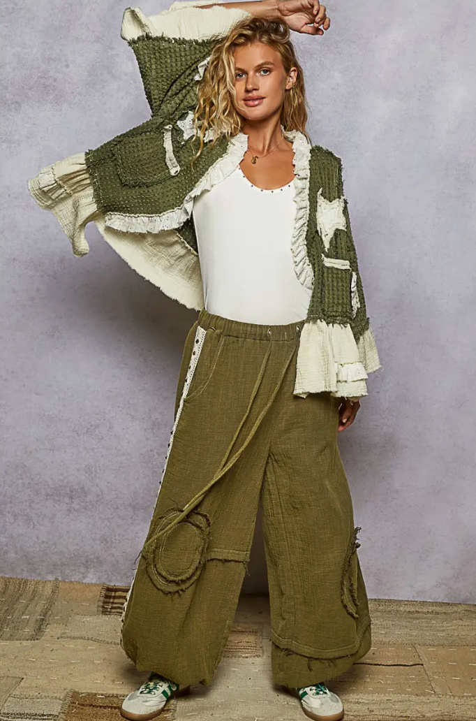 Celestial Waffle Knit Kimono