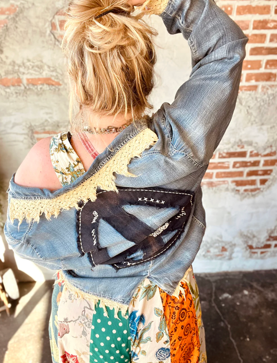 Mixed Media Overalls